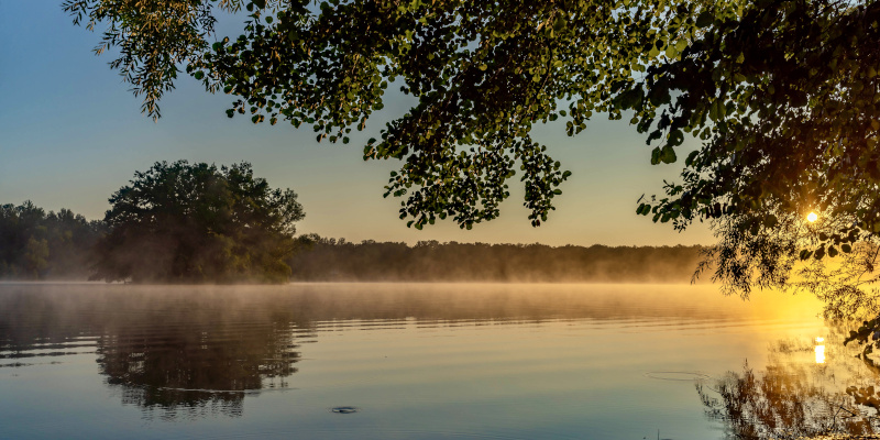 Brieselang: Nymphensee in Morgenstunden, Foto: Patrick Reincke