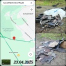 Foto: Wilde Deponie im Wald  
