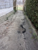 Foto: Kleiner Weg zum Feld braucht etwas Liebe  