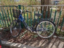 Foto: Fahrrad abgestellt  