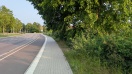 Foto: Lichtraumprofil Gehwegsbereich zugewachsen B102 August Bebel Straße Ecke Willy Sänger Straße Gartensparte  