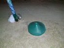 Foto: Zerstörte Laterne im Bürgerpark 