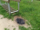 Foto: Feuerstelle in der Kirschblütenallee  