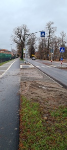 Foto: Frisch gebaut,- umgehend beschädigt  