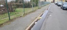 Foto: Müll bzw. Inhalte gelber Sack großflächig Inder Ferdinand Lassalle Straße verteilt 