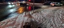 Foto: Ecke Bundesstraße ist der Geh und Radweg blockiert  