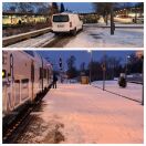 Foto: Deutsche Bahn Bahnsteige nicht in voller Zuglänge geräumt und geräumte Gehwege werden blockiert  