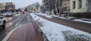 Foto: Ungenügender Winterdienst auf Radfahrer Infrastruktur  