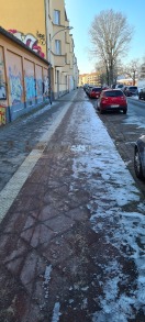 Foto: Räumung Radwegeflächen nötig Vereinsstraße 32 