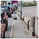 Foto: Gehweg verengt 