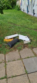 Foto: Sperrmüll vor Hausnummer 53 