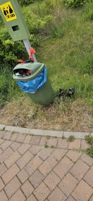 Foto: Hundekotmülleimer im Scheunenviertel 