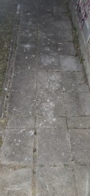Foto: Platten Steine beschädigt  