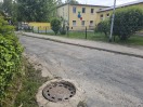 Foto: Defekte Schachtabdeckung 