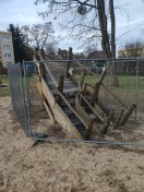 Foto: Defektes Spielgerät 