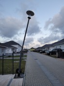 Foto: Straßenlaterne beschädigt  