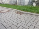 Foto: Abgesackter Straßenablauf 