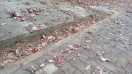 Foto: Unfall-Stolpergefahr am Friedhof Willmersdorf 