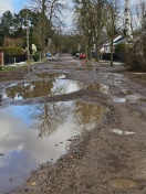 Foto: Strasse kaum noch passierbar: Mängelanzeige 