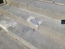 Foto: Treppe an der Grundschule kaputt 