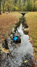 Foto: Kinderwagen Im Wasser  
