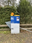 Foto: Baulampen und Schilder 