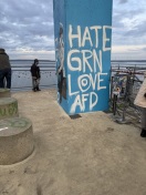 Foto: Graffitis am Merzdorfer Aussichtsturm  