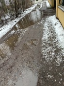 Foto: Strassenschaden  