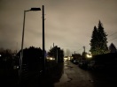 Foto: Komplette Straße ohne Beleuchtung  