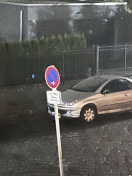 Foto: Halteverbotsschilder mit temporärer Gültigkeit 16.12.24 