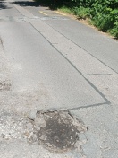 Foto: Schlagloch  