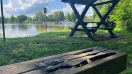 Foto: Beschädigte Bänke 