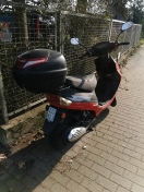 Foto: Gestohler Motorroller?  