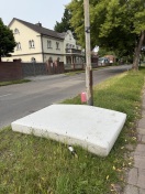Foto: Matratze am Strassenrand 