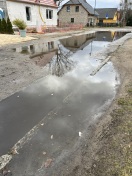 Foto: Wasser steht auf der Straße  