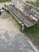 Foto: Defekte Bank 