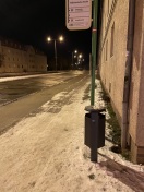 Foto: Winterdienst Bushaltestelle  