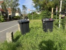 Foto: Übervolle Mülltonnen 