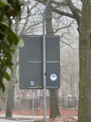 Foto: Aufkleber Schild und Laterne  