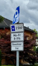 Foto: Parken Verkehrsschild 