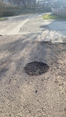 Foto: Löcher in der Straße 