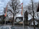 Foto: Werbeflaggen von Norma 