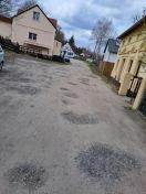 Foto: Straßen Aufschüttung  