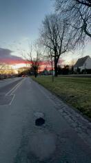 Foto: Loch in Asphalt  