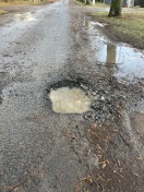Foto: Schlagloch 