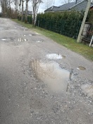 Foto: Strassenschäden  