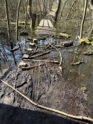 Foto: Weg überflutet 