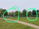 Foto: Die Laternen im Bürgergarten am Wasserspielplatz sind schon wieder defekt  